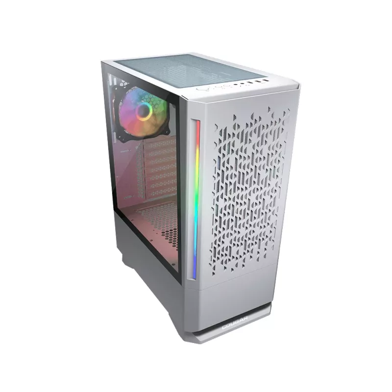 PC Case COUGAR Gaming Case MX430 Air RGB Valge Midi Tower