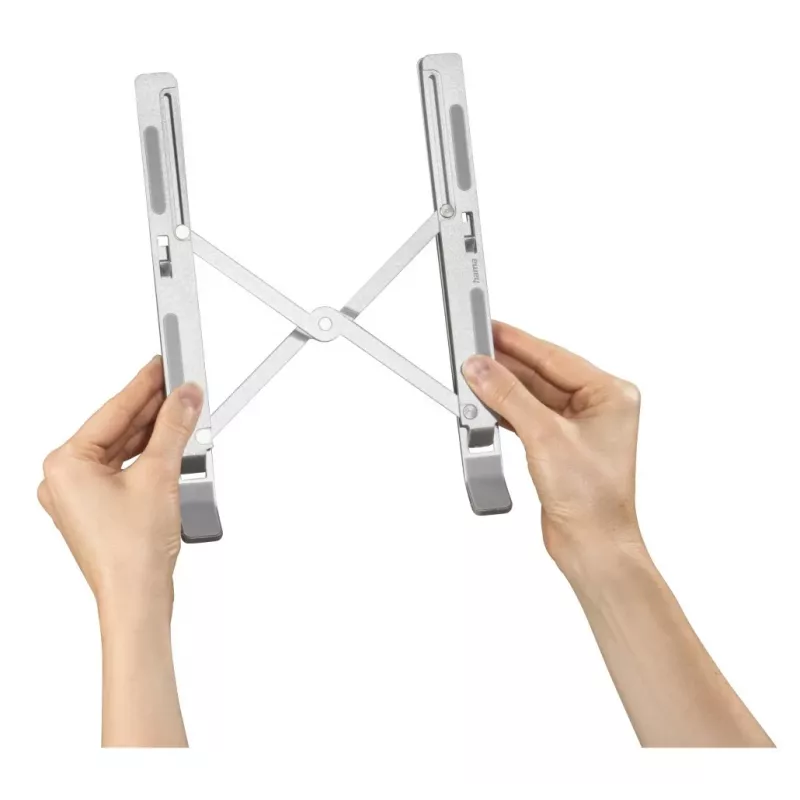 Hama Alumiiniumist sülearvuti alus Hõbedane 39.6 cm (15.6 tolli)
