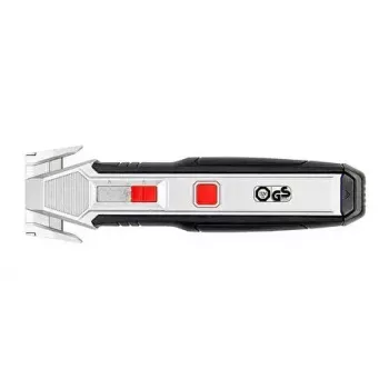 Wedo 78 888 tarbenuga must-punane-hõbedane klõpsatava teraga 50mm laius 175mm pikkus