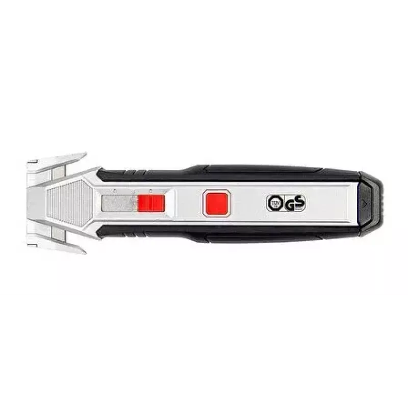 Wedo 78 888 tarbenuga must-punane-hõbedane klõpsatava teraga 50mm laius 175mm pikkus