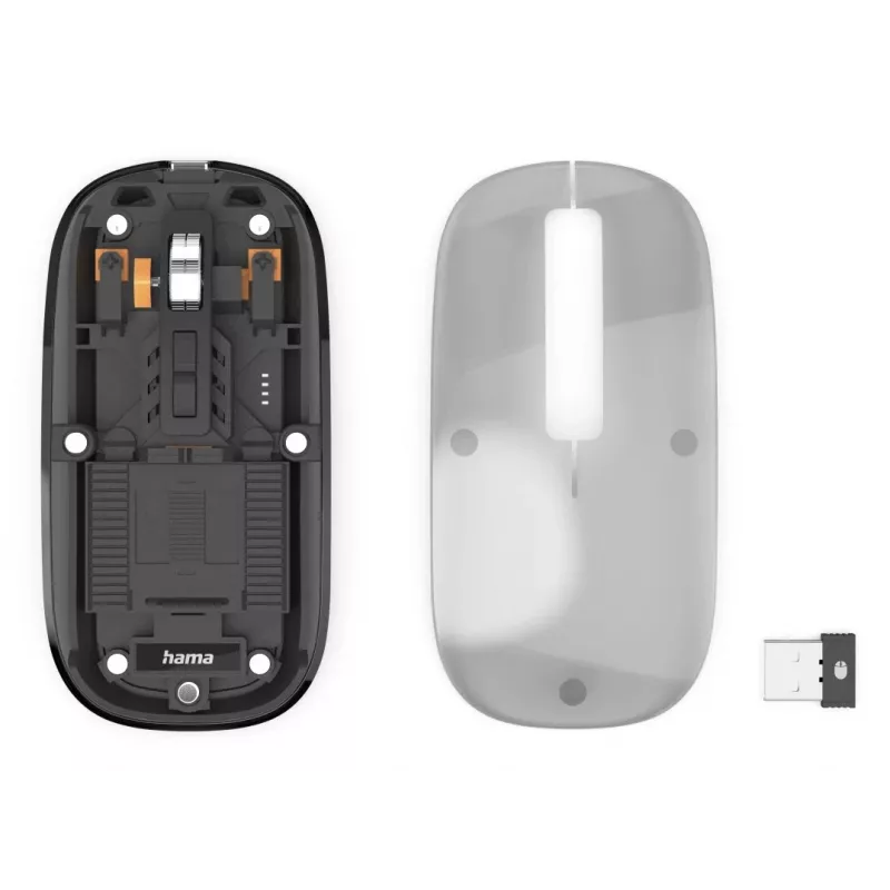 Hama WM-600 hiir Kontor Mõlemakäeline RF-juhtmevaba + Bluetooth Optiline 1600 DPI