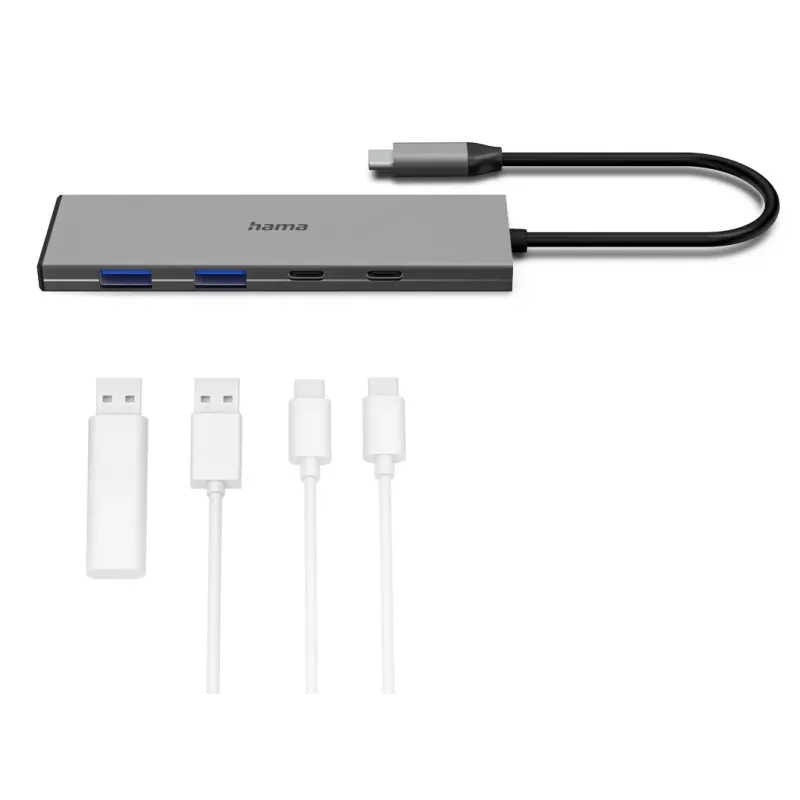 Hama 00200147 liidesejaotur USB USB-C 10000 Mbit/s Hall