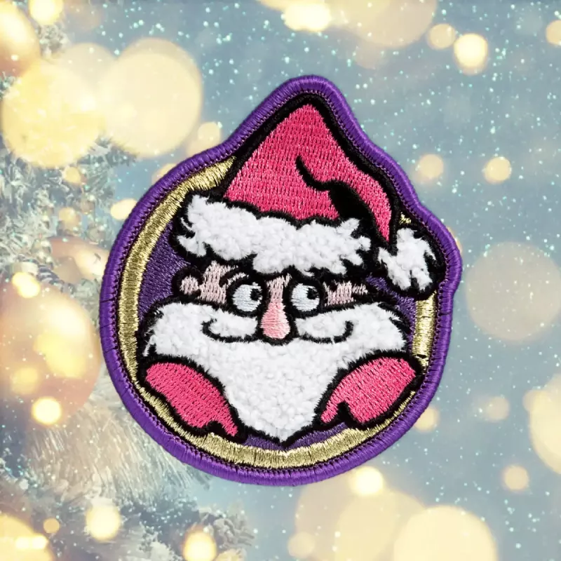 Rinnamärk LAUT MAGMOJI BADGE – Jõuluvana väljalase, PVC ja silikoon, mitmevärviline, 1 tk