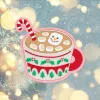 Märk LAUT MAGMOJI SILLY Snowman Chocolate Christmas Edition — mitmevärviline PVC ja silikoon, 1 tk