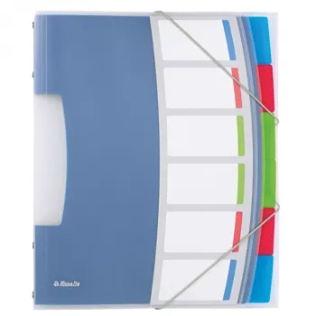 Esselte vaheleheraamat Vivida PP 6 vahelehega, sinine, mitmevärviline, polüvinüülkloriid (PVC), A4, 266 mm, 20 mm, 320 mm