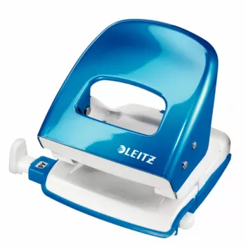 Leitz auguraud WOW 5008 Metallist 2 auguga / 30 lehe jaoks, 30 lehte, sinine, 8 cm, 5,5 mm, 107 x 137 x 100 mm, 10 aasta(t)