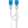 Lame patch-kaabel Goobay CAT 6A U/UTP valge 5 m