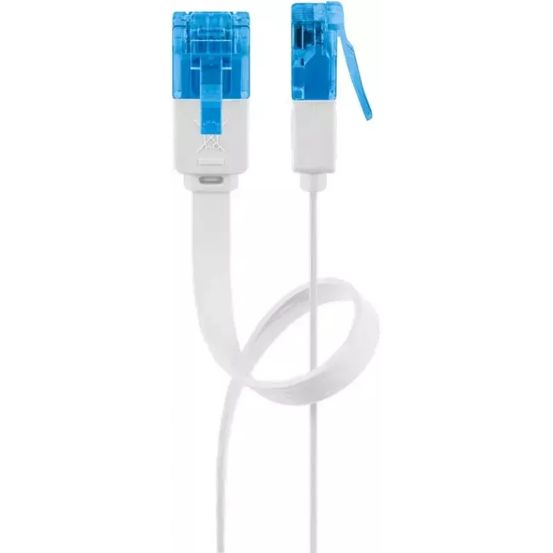 Lame patch-kaabel Goobay CAT 6A U/UTP valge 5 m