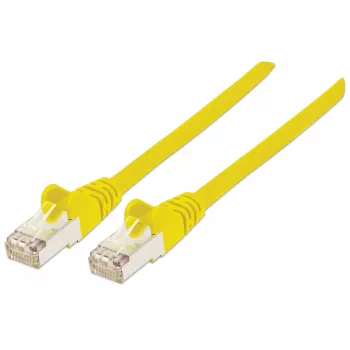 Intellinet võrgukaabel, Cat6, 3 m, kollane, vask, S/FTP, LSOH/LSZH, PVC, RJ45, kullatud kontaktid, tõmbetõkestusega, saapaga, eluaegne garantii