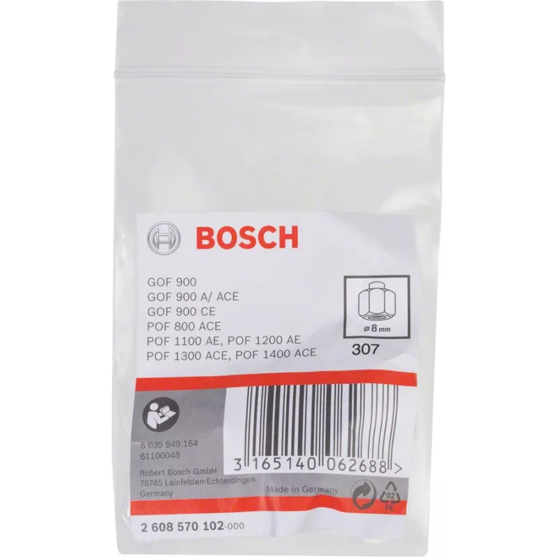 Collets Bosch GOF 130 GOF 900 GOF 900 A GOF 900 ACE GOF 900 CE GOF 1250 LCE Professional POF 800 ACE