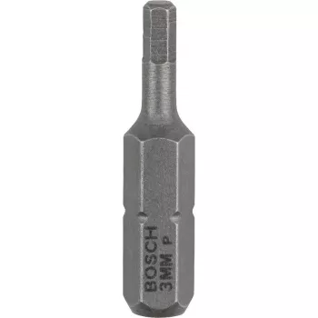 Kruvikeeraja otsak Bosch 2607001722 eriti kõva kuuskant 3 mm 25 mm 3 tk