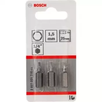 Bosch 2 607 001 716 kruvikeeraja otsak 3 tk
