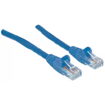 Intellinet võrgujuhtme, Cat6, 20m, sinine, CCA, U/UTP, PVC, RJ45, kullatud kontaktid, tõmbevaba, saapaga, eluaegne garantii
