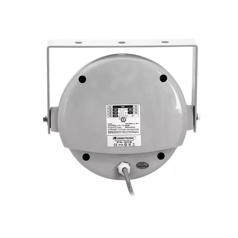 Kõlar Omnitronic 80710374 Valge Juhtmega 30 W