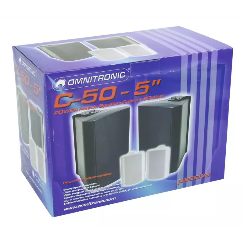 2-suunaline kõlar Omnitronic 11036714 40 W
