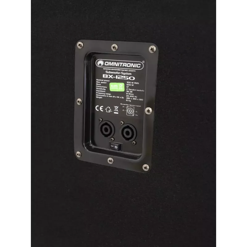 Aktiivne bassikõlar Omnitronic BX-1250