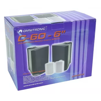 Kahesuunaline kõlar Omnitronic 11036718 Must Juhtmega 50 W
