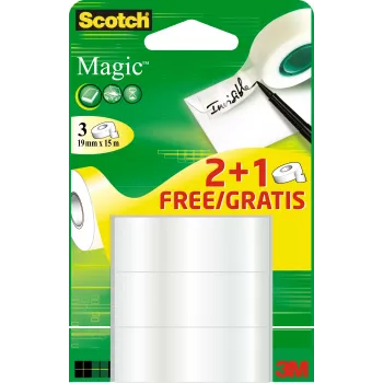 3M Magic matt 15 m Läbipaistev 3 tk