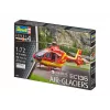 REVELL EC135 Air-Glaciers rootorlennuki mudel, montaažikomplekt, mõõtkavas 1:72, pikkus 143 mm, rootori läbimõõt 140 mm