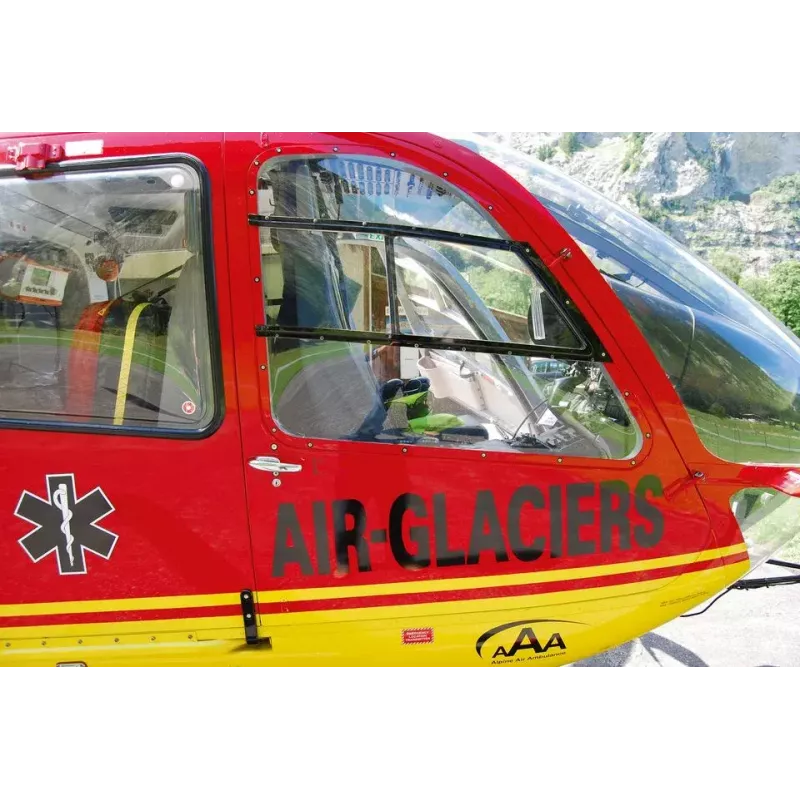 REVELL EC135 Air-Glaciers rootorlennuki mudel, montaažikomplekt, mõõtkavas 1:72, pikkus 143 mm, rootori läbimõõt 140 mm
