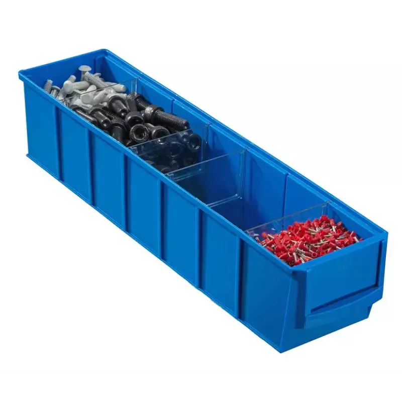 Väikeosade kast Allit 456540 polüpropüleen sinine 91x400x81 mm