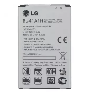 Asendusaku liitium-ioon OEM BL-41A1H LG F60 D390N jaoks, 2100 mAh