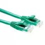 ACT roheline 2-meetrine U/UTP CAT5E komponenttaseme ühenduskaabel koos RJ45-pistikutega