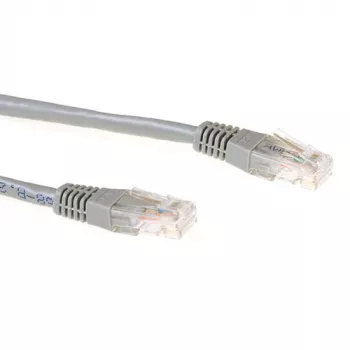 ACT hall 0,5 meetri pikkune LSZH U/UTP CAT6A ühenduskaabel RJ45 pistikutega