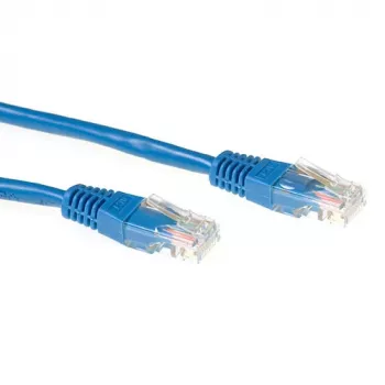ACT sinine 3 meetrit LSZH U/UTP CAT6A ühenduskaabel RJ45-pistikutega