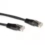 ACT Must 7 meetri pikkune LSZH U/UTP CAT6A ühenduskaabel RJ45-pistikutega