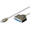 USB-printerikaabel Goobay 95433 läbipaistev 1,5 m