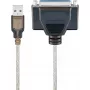 USB-printerikaabel Goobay 95433 läbipaistev 1,5 m