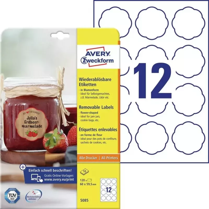 Isekleepuv printerisilt Avery 5085