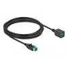 Toitega USB pikenduskaabel DeLOCK 85983 12 V 4 m Must