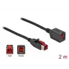 Toitega USB pikenduskaabel DeLOCK 85986 24 V 2 m Must