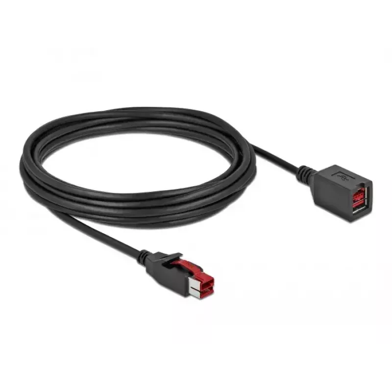 Toitega USB pikenduskaabel DeLOCK 85989 24 V 5 m