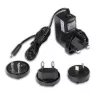 Lindy 5VDC 2A mitme riigi toiteplokk, 10 W, 100 - 240 V, 50 - 60 Hz, 0,787%, must, 0 - 40 °C