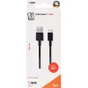 USB-kaabel 2GO 795731 1m USB B USB C USB 3.2 Gen 1 Must