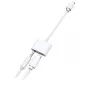 Lightning-kaabel 2GO 797239 0,1 m valge Lightning - Lightning + 3,5 mm