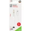Audio kaabel 2GO 797218 1m 3,5 mm Lightning valge
