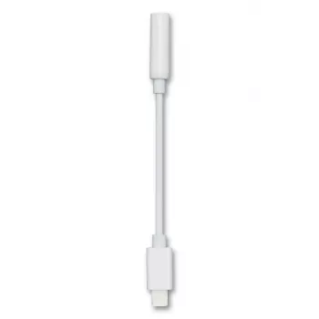 Audio kaabel 2GO 797294 3.5mm Female to Lightning Male 0.1m Valge