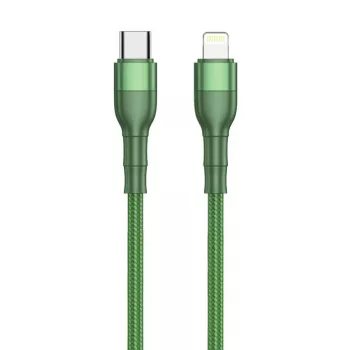Lightning-kaabel 2GO 797312 1m Roheline USB-C-pistikuga