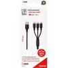 USB-kaabel 2GO 797153 1,5 m USB B USB C/Micro-USB B/Lightning must