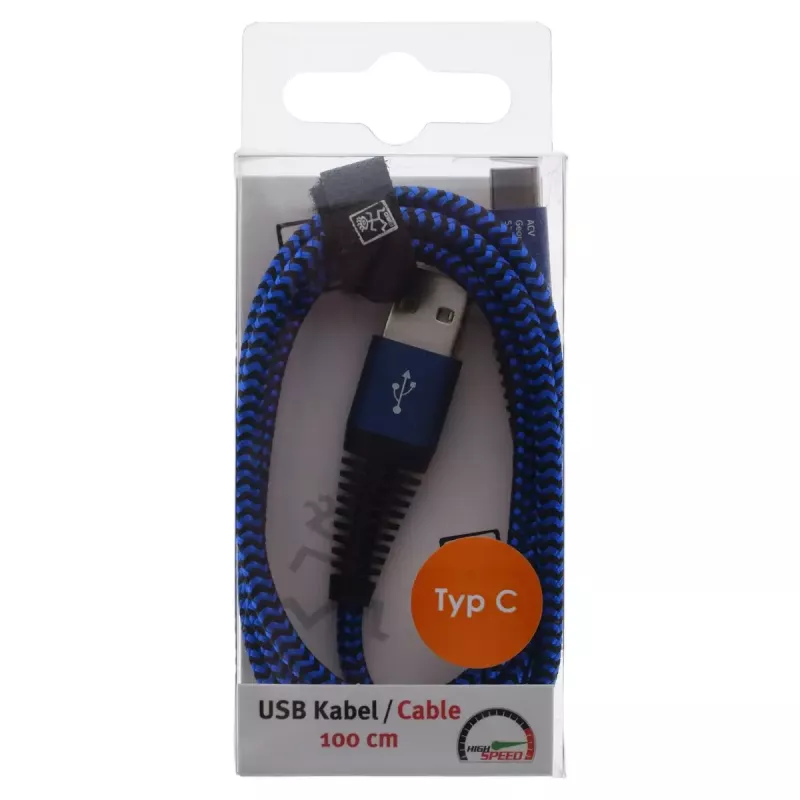 USB-kaabel 2GO 795950 1m USB 3.2 Gen 1 USB B USB C sinine