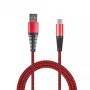 USB-kaabel 2GO 795947 USB 3.2 Gen 1 1m USB B USB C punane