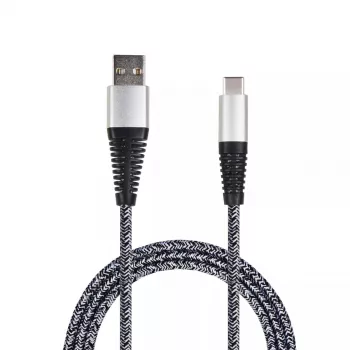 USB-kaabel 2GO 795953 USB 3.2 Gen 1 1m USB B USB C hõbedane