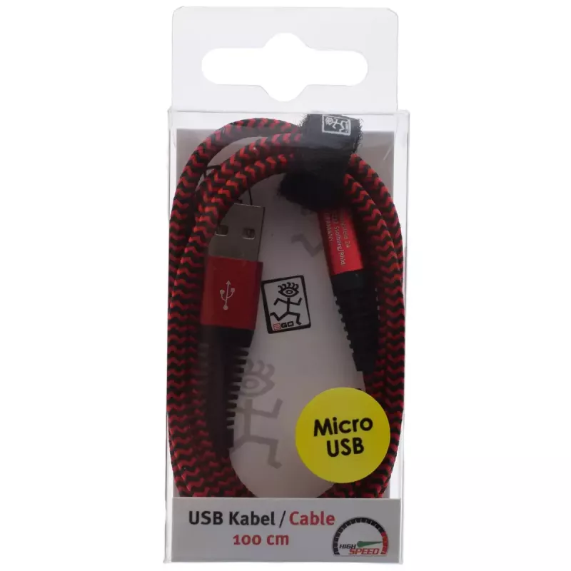 USB-kaabel 2GO 795945 1 m USB B Micro-USB B Punane