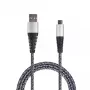 USB-kaabel 2GO 795951 1 m USB B Micro-USB B hõbedane
