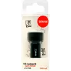 Mobiilseadme laadija 2GO 795784 Universal Must Sigaretisüütaja Auto 12/24V 2 USB-porti
