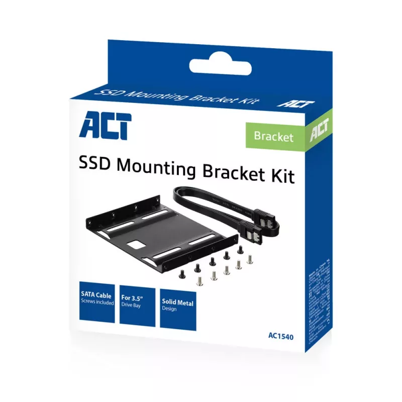 HDD paigaldusklamber ACT AC1540 Universaalne metallist 0,5 m kaabel